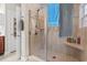 Walk-in shower with glass door and towel racks at 400 Dog Pen Ct., Myrtle Beach, SC 29588