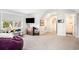 Bonus room with TV, beanbag chair, natural light, and view to an adjacent bathroom, great for relaxation at 400 Summerwood Ct., Myrtle Beach, SC 29579
