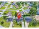 Charming single-story home with a well-manicured lawn and long driveway in a quiet neighborhood at 405 Flagstone Dr., Myrtle Beach, SC 29588
