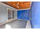 Covered patio with exposed beams and concrete floor at 405 Flagstone Dr., Myrtle Beach, SC 29588