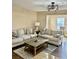 Cozy living room featuring neutral tones, stylish sofas, and an attractive area rug at 4370 Crepe Myrtle Ct. # F, Murrells Inlet, SC 29576