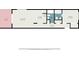 Floor plan featuring a spacious living room, kitchen, bedroom, bathroom, and deck at 4445 Kingsport Rd. # 101, Little River, SC 29566
