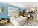 Open living room with comfortable seating and an open view to the kitchen at 4445 Kingsport Rd. # 101, Little River, SC 29566