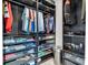 This is a walk-in closet with multiple tiers of shelving and hanging racks at 447 Honeyhill Loop, Conway, SC 29526