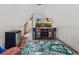 Attic bonus room featuring hardwood flooring, TV, and a mini-fridge at 504 Sea Vista Ln., North Myrtle Beach, SC 29582