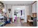 Hallway leading to a bedroom and a living room, offering a glimpse into the home's layout at 5114 Cowart Ct., Murrells Inlet, SC 29576