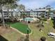 A beautiful view of the property showing the pool, putting green and a view of the surrounding community at 5905 S Kings Hwy. # 206A, Myrtle Beach, SC 29575