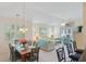 Bright, open-concept living and dining area with stylish furnishings and lots of natural light at 601 Hillside Dr. N # 1931, North Myrtle Beach, SC 29582