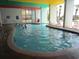 Enjoy the indoor pool with lounge chairs and easy access to the beautiful ocean at 6804 N Ocean Blvd. # 1023, Myrtle Beach, SC 29572