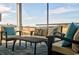 Comfortable screened-in patio with plenty of seating and beautiful view of the outdoors at 760 Choctaw Dr., Conway, SC 29526