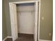 Bedroom closet featuring ample storage with a wire rack shelf and carpet flooring at 770 Charter Dr. # C4, Longs, SC 29568