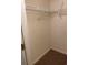 Walk-in closet with shelving, ready for organization at 770 Charter Dr. # C4, Longs, SC 29568