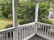 Cozy screened porch offers a private outdoor space with views of the surrounding green landscape at 770 Charter Dr. # C4, Longs, SC 29568