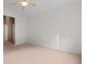 The room offers neutral carpeting throughout at 821 Laquinta Loop, Murrells Inlet, SC 29576