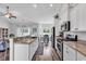 Well-lit kitchen featuring granite countertops and stainless steel appliances at 832 Windsor Rose Dr., Conway, SC 29526