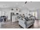 Open concept living area with kitchen, dining, and living spaces at 832 Windsor Rose Dr., Conway, SC 29526