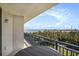 Balcony view of the beach and pier at 8560 Queensway Blvd. # 106, Myrtle Beach, SC 29572