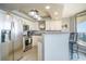 Modern kitchen featuring stainless steel appliances and granite countertops at 8560 Queensway Blvd. # 106, Myrtle Beach, SC 29572