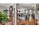 Expansive living area showcasing hardwood floors, open design, and stylish furnishings at 1017 Coral Reef Dr., North Myrtle Beach, SC 29582
