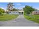 Charming single-story home with a fenced yard, driveway, and covered porch at 109 Plum Ln., Andrews, SC 29510