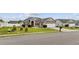 Single-story home featuring well-kept lawn and an attached two-car garage at 1205 Cymmer Ct., Conway, SC 29527