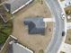 High-angle aerial shot of the property highlighting its location in a residential area at 1222 Midtown Village Dr., Conway, SC 29526