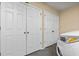Spacious garage with lots of storage, a white car parked inside at 1222 Midtown Village Dr., Conway, SC 29526