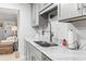 The kitchen has granite countertops, stainless steel appliances, and lots of storage space at 1223 Naylor Ave., Myrtle Beach, SC 29577