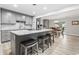 Open kitchen with a large island, marble countertops, and stainless steel appliances at 1223 Naylor Ave., Myrtle Beach, SC 29577