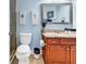 Full bathroom with granite countertops, seaside decor, and a glass shower at 1410 Bohicket Ct., Myrtle Beach, SC 29579