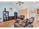 Inviting living room featuring wood floors, comfortable seating, and stylish decor at 1410 Bohicket Ct., Myrtle Beach, SC 29579
