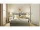 Comfortable bedroom features a well-lit space with neutral tones and stylish decor at 1704 Hunting Harris Ct # 1, Ocean Isle Beach, NC 28469