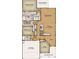 Detailed floor plan showcasing the layout of the home, including the kitchen, great room, and bedrooms at 2220 Flatleaf Ct, Longs, SC 29568