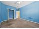 Bedroom with closet and doorway with neutral carpeting at 2384 Covington Dr., Myrtle Beach, SC 29579