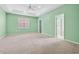 Spacious main bedroom with a trey ceiling and neutral carpet at 2384 Covington Dr., Myrtle Beach, SC 29579