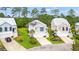 An aerial view of the property showcasing well manicured lawn and ample parking at 277 Splendor Circle, Murrells Inlet, SC 29576