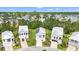 An elevated view of the property and the surrounding homes and neighborhood at 277 Splendor Circle, Murrells Inlet, SC 29576