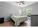 Comfortable bedroom with a queen-sized bed and ample natural light at 277 Splendor Circle, Murrells Inlet, SC 29576