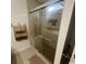 This shower offers a bench, a grab bar, and a sliding glass door at 3001 Dewberry Dr., Conway, SC 29527