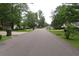 Neighborhood street featuring mature trees, well-maintained lawns, and single-Gathering homes at 3001 Dewberry Dr., Conway, SC 29527