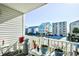 Enjoy beautiful building views from your private balcony at 3308 S Ocean Blvd. # 2_B, North Myrtle Beach, SC 29582