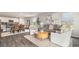 Open concept living space with a modern kitchen and dining area at 3579 Ashridge Way, Conway, SC 29526