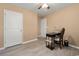 Office space with neutral colors, simple furniture, and good natural light at 568 Mossbank Loop, Longs, SC 29568