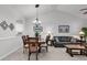 Open-concept living space with a dining area and comfortable seating at 6015 Catalina Dr. # 733, North Myrtle Beach, SC 29582