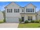 Charming two-story home with a well-maintained lawn, attached garage and inviting front porch at 625 Heritage Downs Dr., Conway, SC 29526