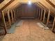 Unfinished attic with plywood floor at 753 Bucklin Loop, Myrtle Beach, SC 29579