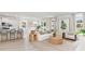 Open-concept living room featuring a modern kitchen, dining area, and comfortable seating at 768 Choctaw Dr., Conway, SC 29526