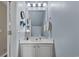 Well-lit bathroom featuring a vanity with storage and a mirror, blending practicality and clean aesthetics at 816 Barn Owl Ct. # 816, Myrtle Beach, SC 29579