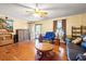 Cozy living room with hardwood floors and comfortable seating at 8506 Old Nichols Hwy., Nichols, SC 29581