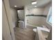 Full bathroom featuring a tub and shower combo, as well as washer dryer at 1022 Holt Rd., Conway, SC 29526